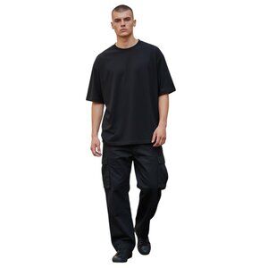Gap Mens Lined Cargo Pants Black Size XL Y2K